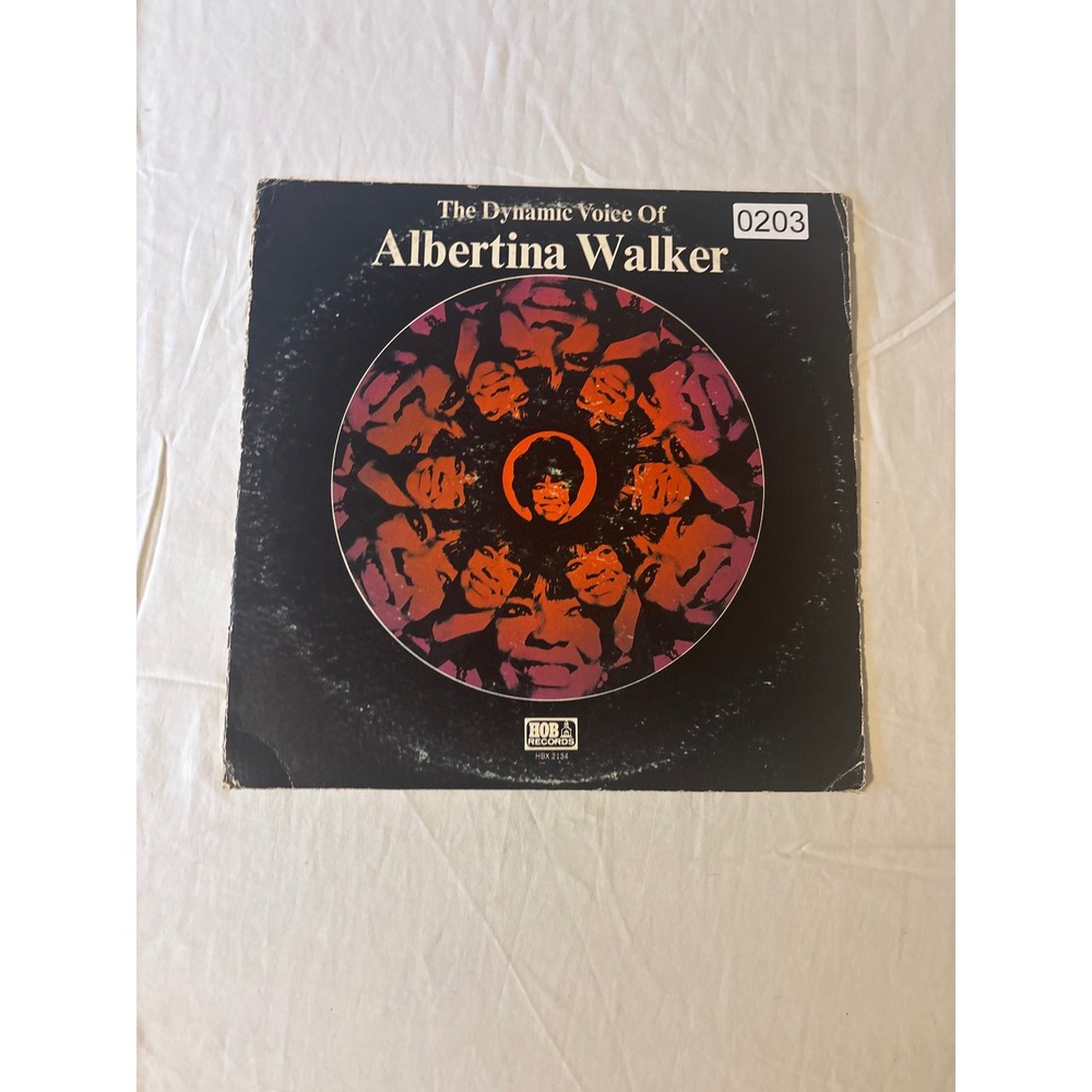 HOB Records Albertina Walker The Dynamic Voice LP 12" Black Good Gospel HBX 2134